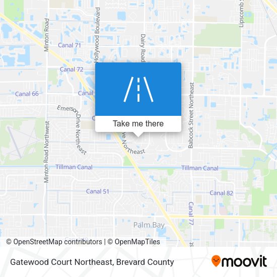 Gatewood Court Northeast map