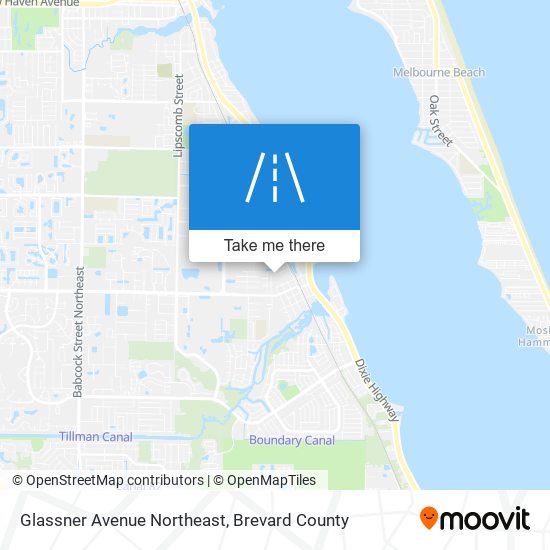 Mapa de Glassner Avenue Northeast