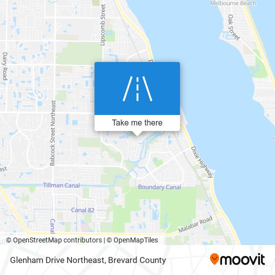 Mapa de Glenham Drive Northeast