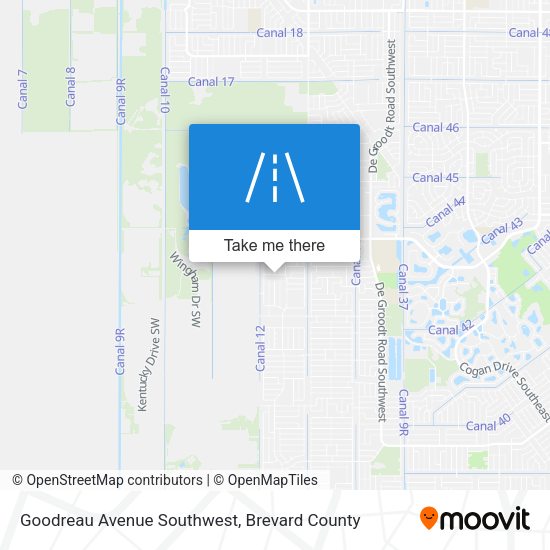 Goodreau Avenue Southwest map