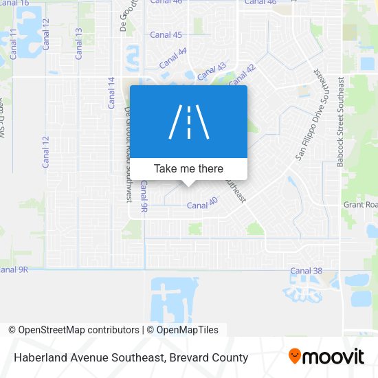 Haberland Avenue Southeast map