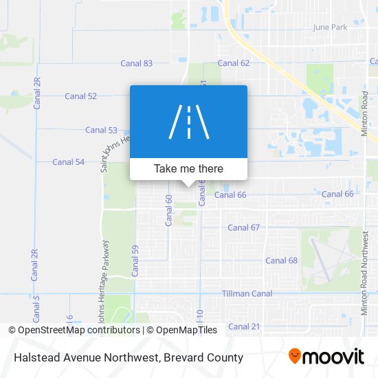 Mapa de Halstead Avenue Northwest