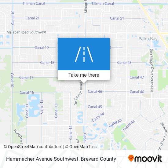 Hammacher Avenue Southwest map