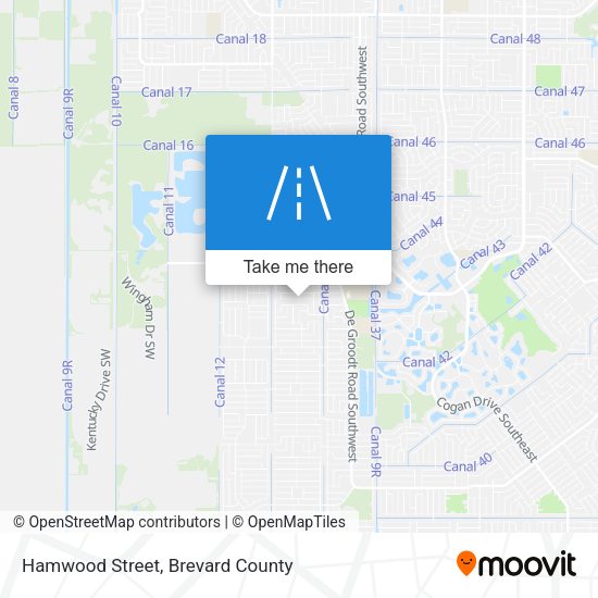 Hamwood Street map