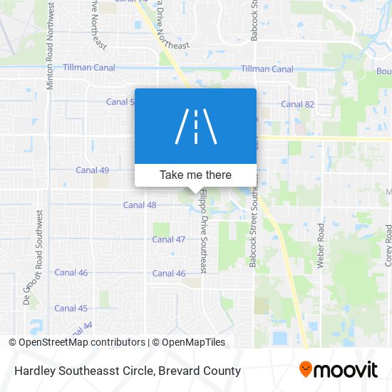 Mapa de Hardley Southeasst Circle