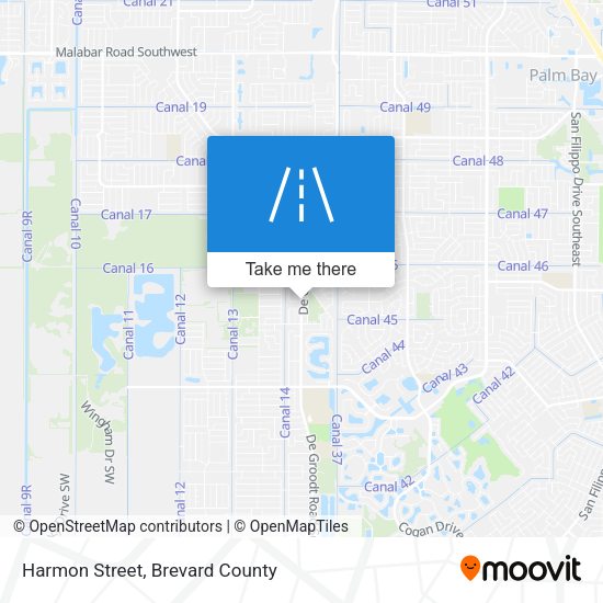 Harmon Street map
