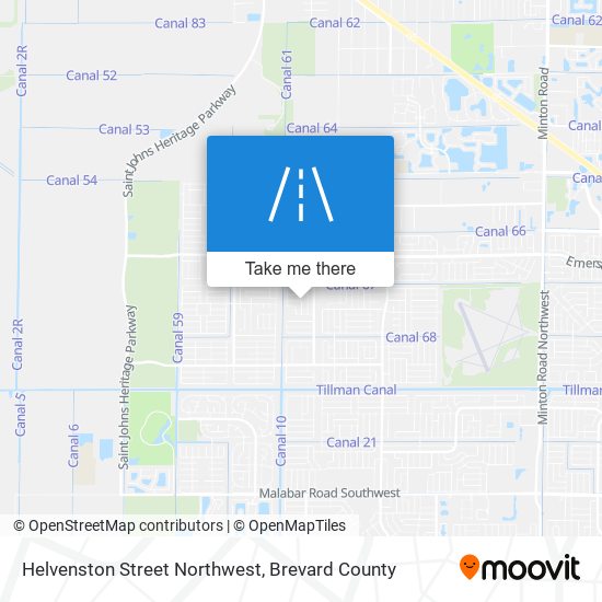 Mapa de Helvenston Street Northwest