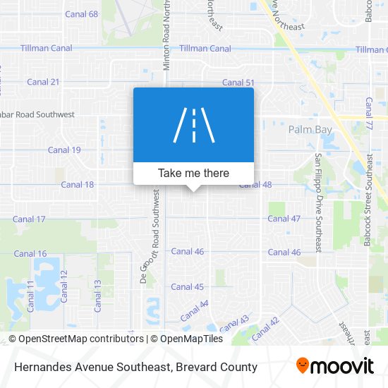 Mapa de Hernandes Avenue Southeast