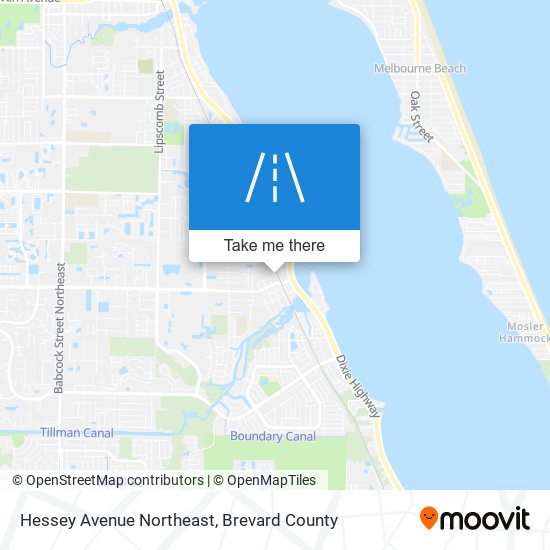 Mapa de Hessey Avenue Northeast