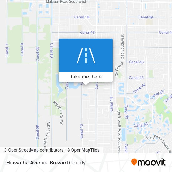 Hiawatha Avenue map