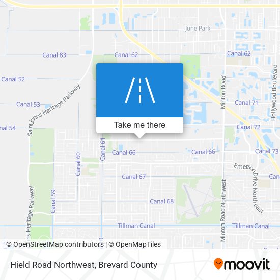 Hield Road Northwest map