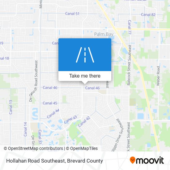 Mapa de Hollahan Road Southeast