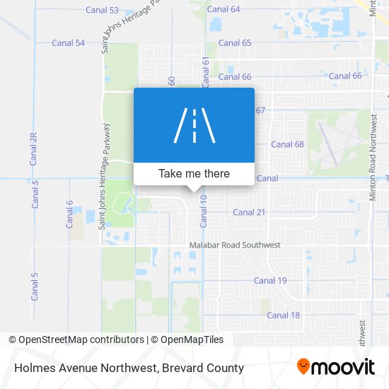 Mapa de Holmes Avenue Northwest