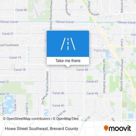 Howe Street Southeast map
