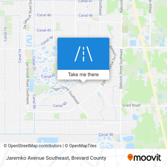 Mapa de Jaremko Avenue Southeast