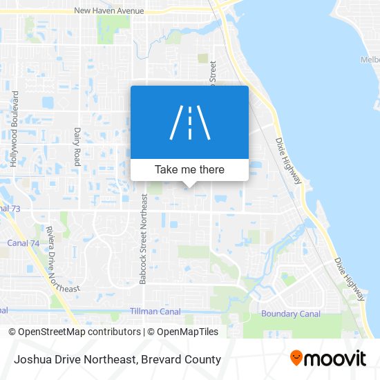 Mapa de Joshua Drive Northeast