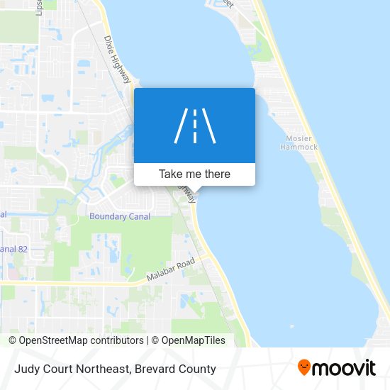 Judy Court Northeast map