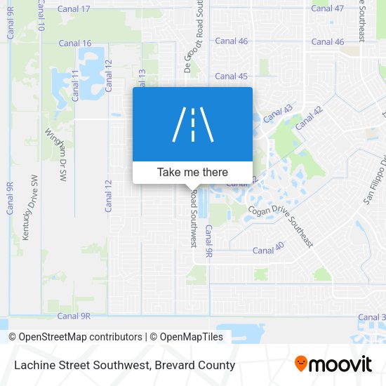 Lachine Street Southwest map