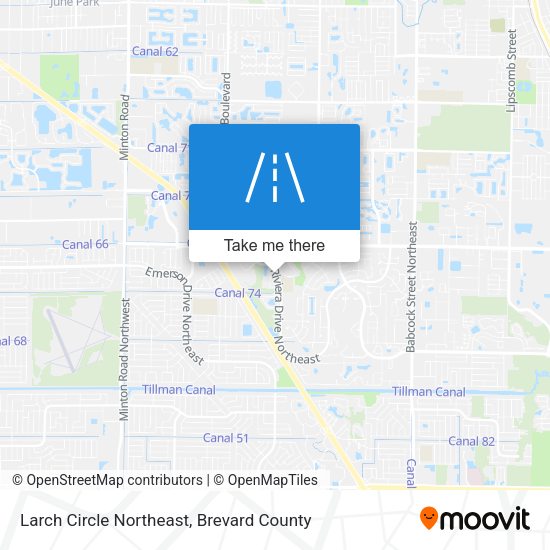 Mapa de Larch Circle Northeast