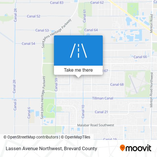 Mapa de Lassen Avenue Northwest