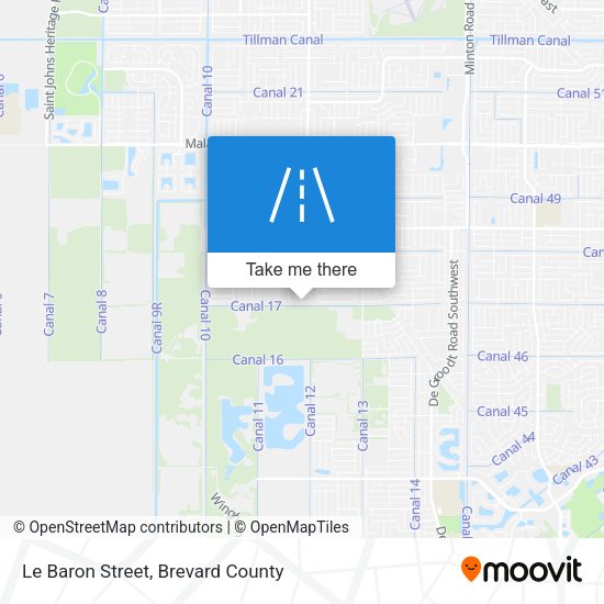Le Baron Street map