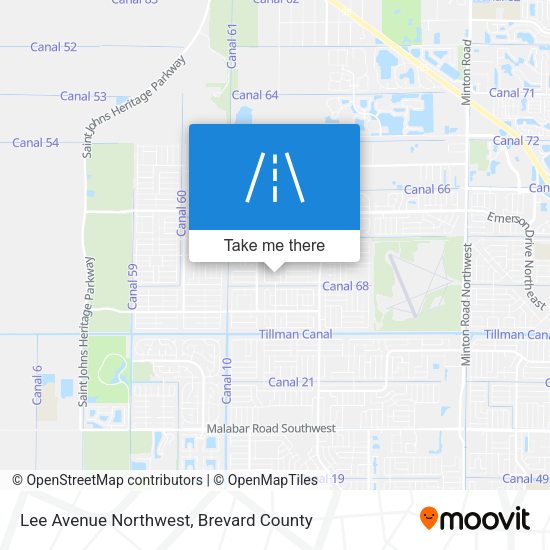 Mapa de Lee Avenue Northwest