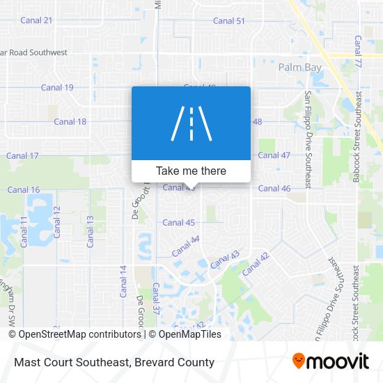 Mast Court Southeast map