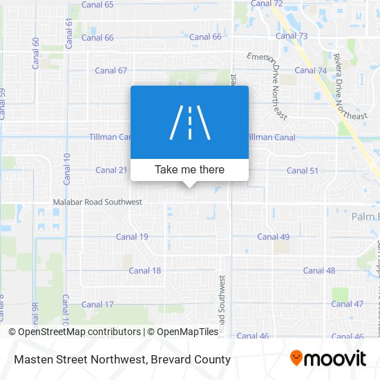 Masten Street Northwest map