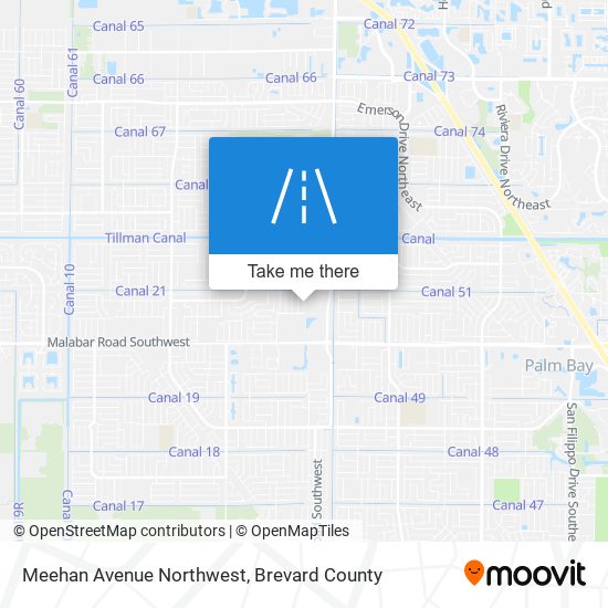 Mapa de Meehan Avenue Northwest