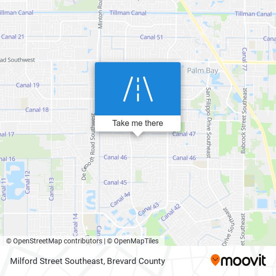 Milford Street Southeast map