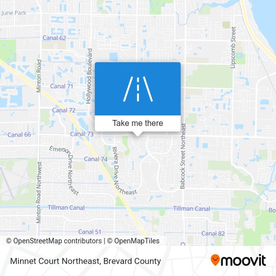 Minnet Court Northeast map