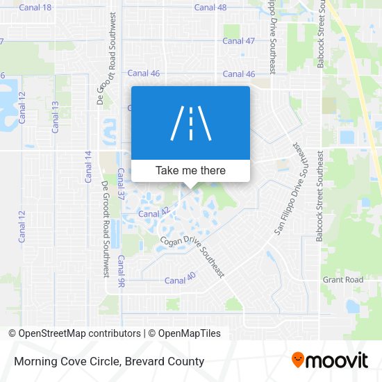 Morning Cove Circle map