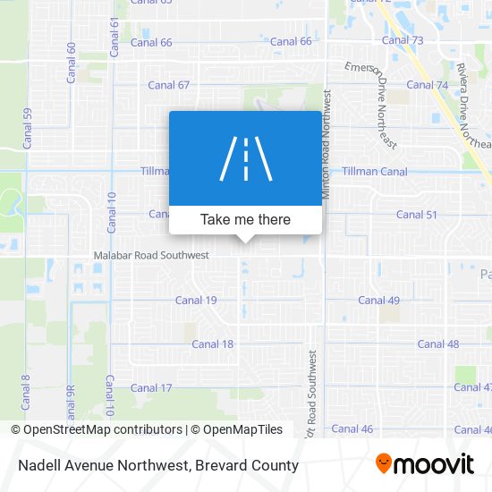 Mapa de Nadell Avenue Northwest