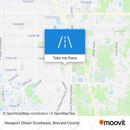 Mapa de Newport Street Southeast