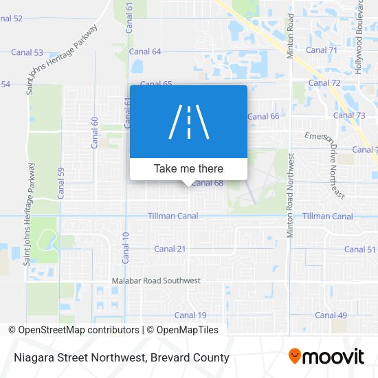 Mapa de Niagara Street Northwest