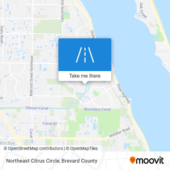 Mapa de Northeast Citrus Circle