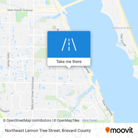 Mapa de Northeast Lemon Tree Street