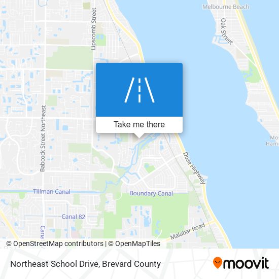 Northeast School Drive map