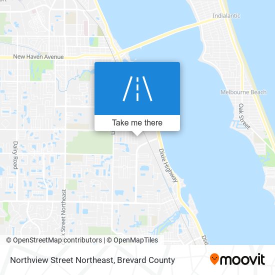 Mapa de Northview Street Northeast