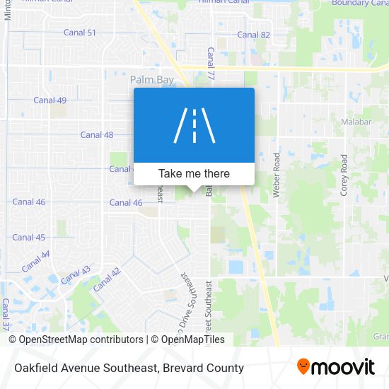 Oakfield Avenue Southeast map