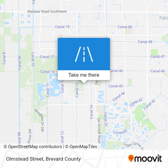 Olmstead Street map