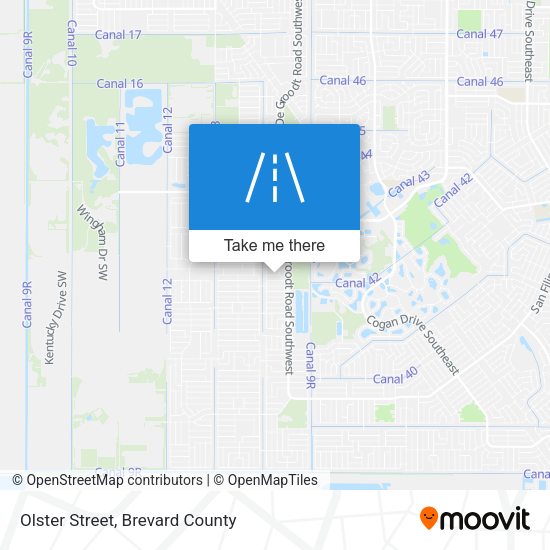 Olster Street map