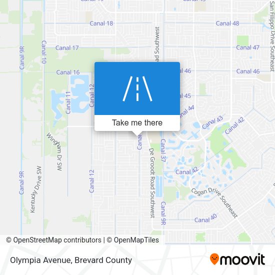 Olympia Avenue map