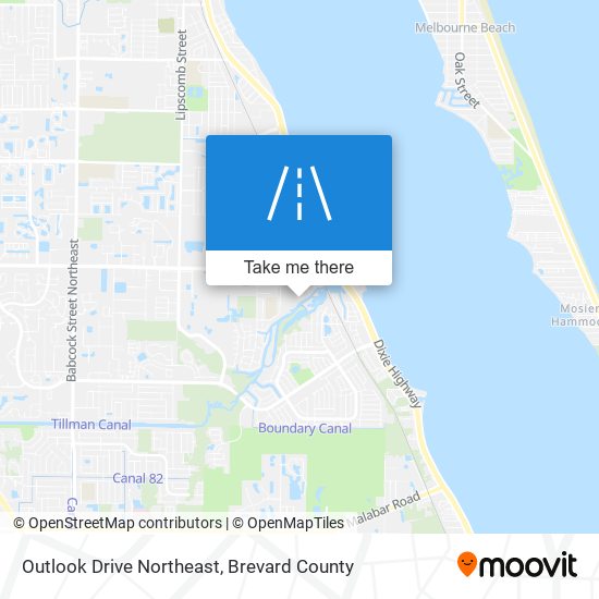 Mapa de Outlook Drive Northeast