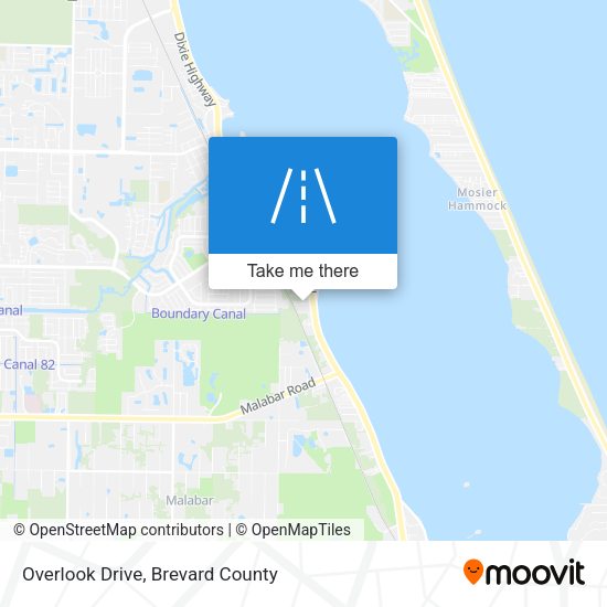 Mapa de Overlook Drive