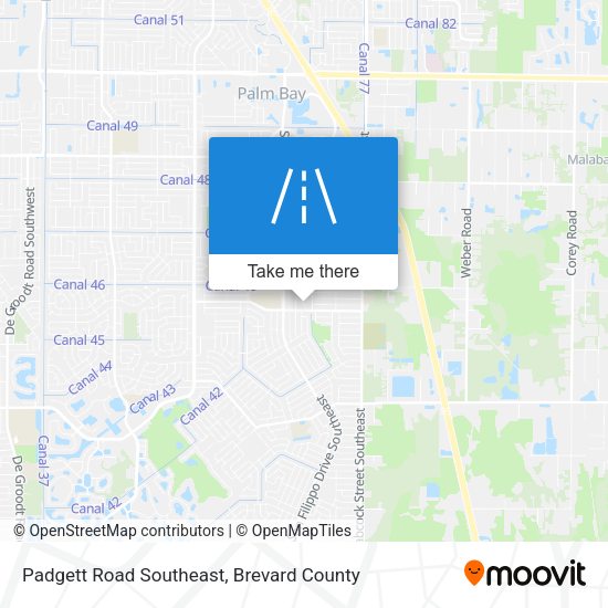 Mapa de Padgett Road Southeast