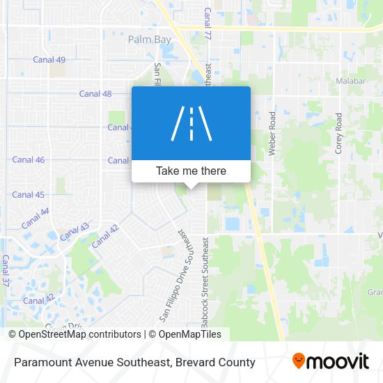 Paramount Avenue Southeast map