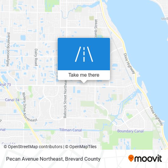 Mapa de Pecan Avenue Northeast