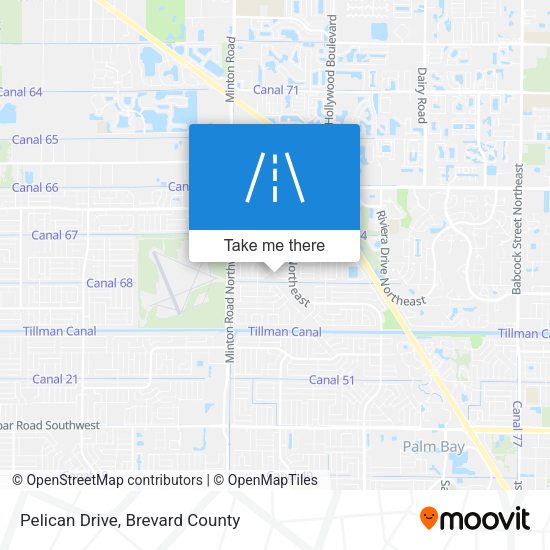 Pelican Drive map