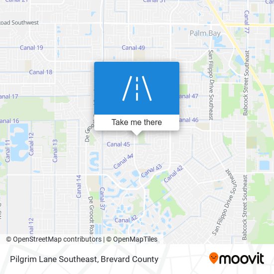 Pilgrim Lane Southeast map